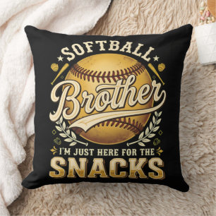 Lustiger Softball-Bruder Snacks Sport Kissen