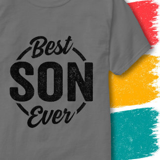 Lustiger Sohn Retro Vintage Style Zitat Bester Soh T-Shirt