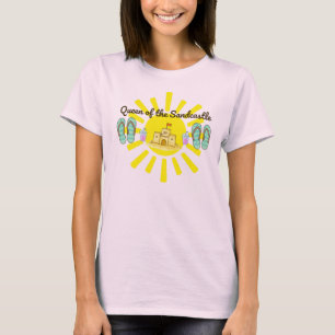 Lustiger Sommer: Königin des Sandburgen-T-Shirts T-Shirt