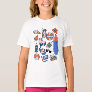 lustiger Sommerurlaub Strandliebhaber T-Shirt