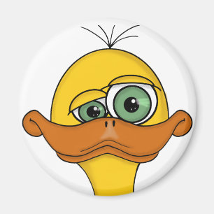 Lustiger sonderbarer Enten-Cartoon Magnet