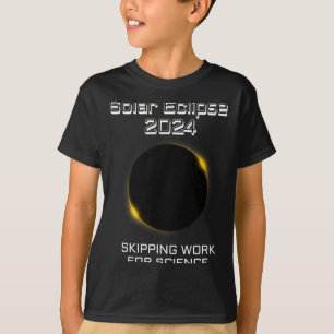 Lustiger Sonnenfinsternis-Arbeitsausfall-Wissensch T-Shirt