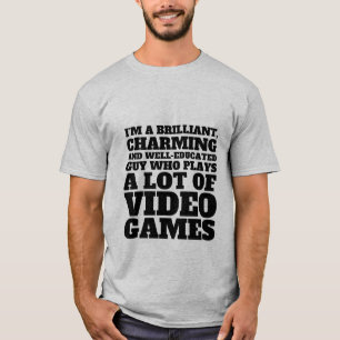 Lustiger Spiel-T - Shirt für Geeks und Gamers