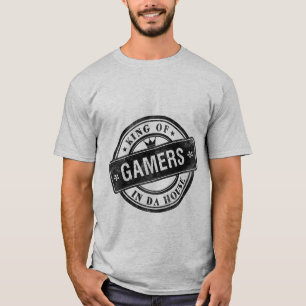 Lustiger Spielgrunge-T - Shirt-König von Gamers T-Shirt