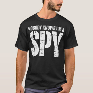 Lustiger Spionage-Geheimnis T-Shirt
