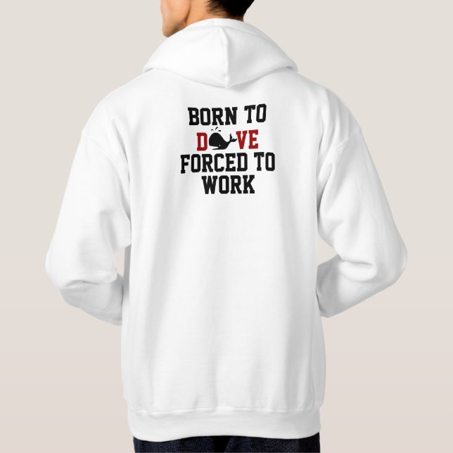 Lustiger Sporttauchen-Spaßtaucher Hoodie (Rückseite)