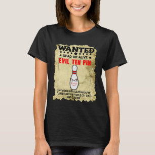 Lustiger Spruch Böser Ten Pin Mit Vorsicht Frauen T-Shirt