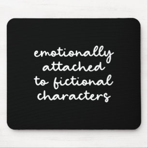 Lustiger Spruch für Buchliebhaber moderne Schrift Mousepad