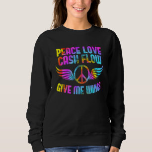 Lustiger Spruch für Immobilieninvestoren Frieden L Sweatshirt