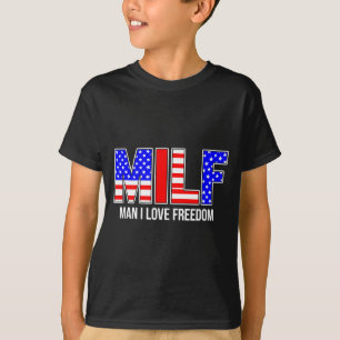 Lustiger Spruch Mann liebt Freiheit humorvoll T-Shirt