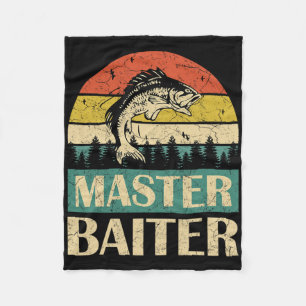 Lustiger Spruch-meister Baiter Angeln Angler Männe Fleecedecke