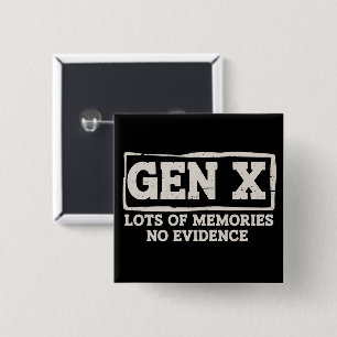 Lustiger Spruch Sarkastische Gen X Viele Erinnerun Button