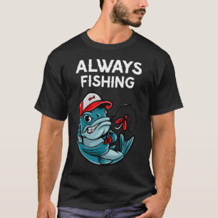 Lustiger Spruch Up & Adam Es ist Zeit zum Angeln A T-Shirt