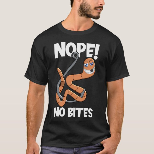 Lustiger Spruch zum Eisfischen T-Shirt (Vorderseite)