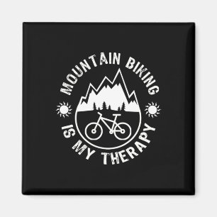 Lustiger Spruch zum Mountainbiken Mtn Biking Magnet