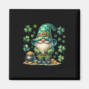 Lustiger St. Paddys Day Gnom mit St. Patricks Day  Magnet
