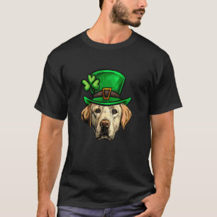 Lustiger St. Patricks Day Gelber Labrador Retrieve T-Shirt