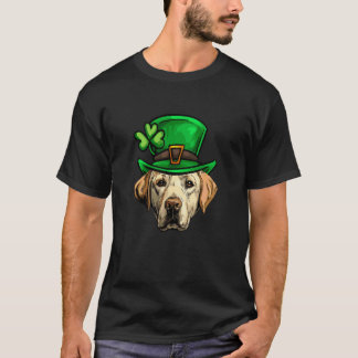 Lustiger St. Patricks Day Gelber Labrador Retrieve T-Shirt