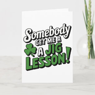 Lustiger St. Patricks Day Irischer Stolz Shamrock  Karte