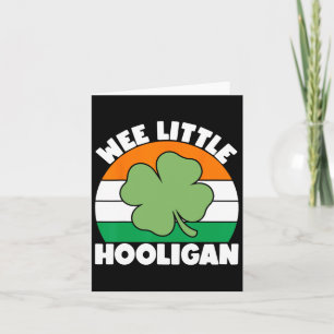 Lustiger St. Patrick's Day Kleiner Hooligan-Teen-B Karte