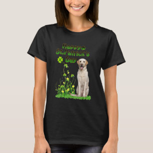 Lustiger St. Patricks Day Labrador Retriever Hund T-Shirt