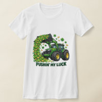 Lustiger St. Patrick's Day lustiger Traktor