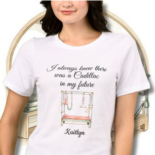 Lustiger stilvoller Pilates Cadillac Humor Name Tri-Blend Shirt
