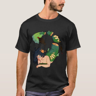Lustiger Stockmann Kein Fischfang Heute Stockfigur T-Shirt