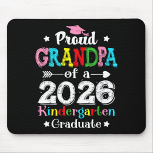 Lustiger stolzer Opa einer Kindergartenklasse 2026 Mousepad