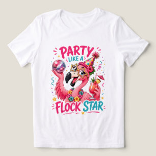 Lustiger Strand rosa Flamingo Strand Tri-Blend Shirt
