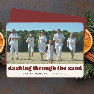 Lustiger Strand Weihnachten Personalisiertes Famil
