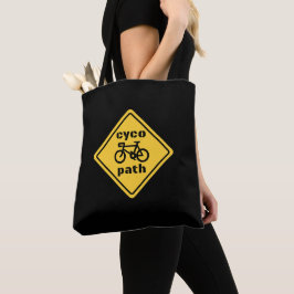 Lustiger Straßenschild für Radfahrer für Cycopath Tasche