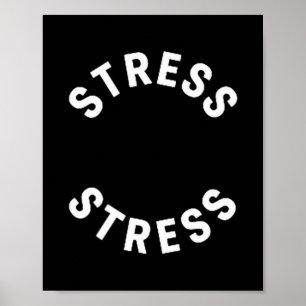 Lustiger Stress Ist Mein Verdienstorden T-Shirt -  Poster