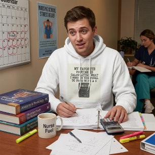 Lustiger Student Abschlussprüfungs-Rechner-Zitat Hoodie
