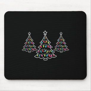 Lustiger subtiler Anti-Trump-Weihnachtsbaum Mousepad