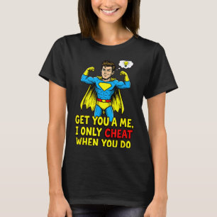 Lustiger Superhelden-Schwank-Joke sarkastisches Zi T-Shirt