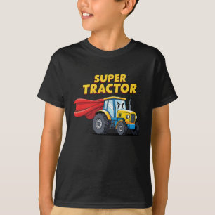 Lustiger Superhelden-Traktor T-Shirt