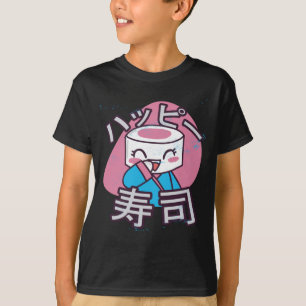 Lustiger Sushi-Meister Cartoon-Design T-Shirt