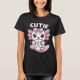 Lustiger süßer Axolotl-Symbol-Mathe-Lehrer Schatz T-Shirt