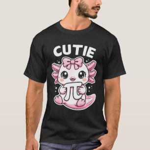 Lustiger süßer Axolotl-Symbol-Mathe-Lehrer Schatz T-Shirt