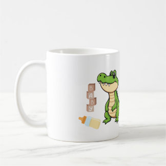 lustiger süßer Becher Baby Krokodil Kaffeetasse