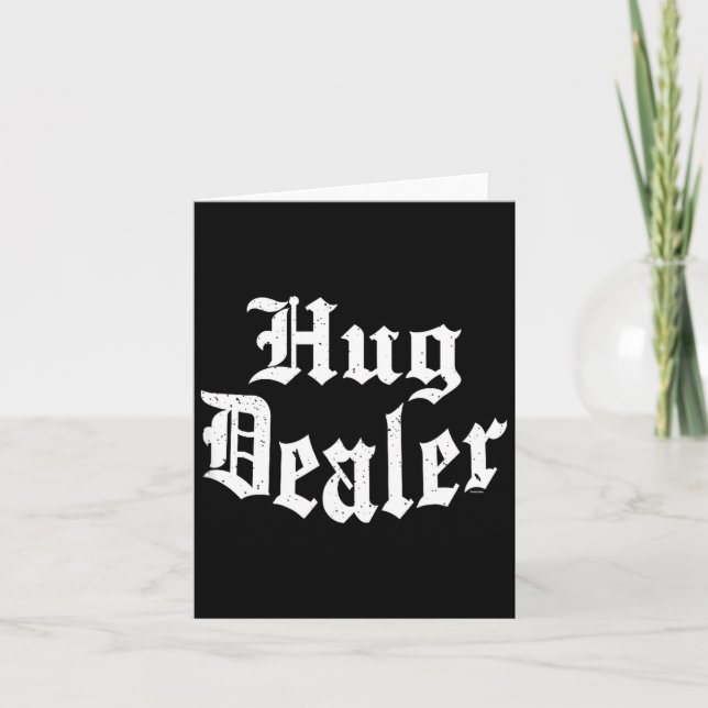 Lustiger Süßer Empfindlicher Füße Umarmung Händler Karte (Vorderseite)