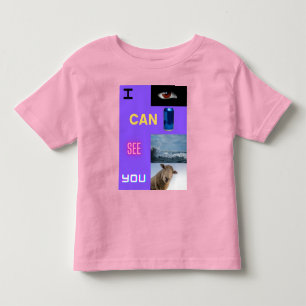Lustiger süßer Geburtstagsbild-Text Kleinkind T-shirt