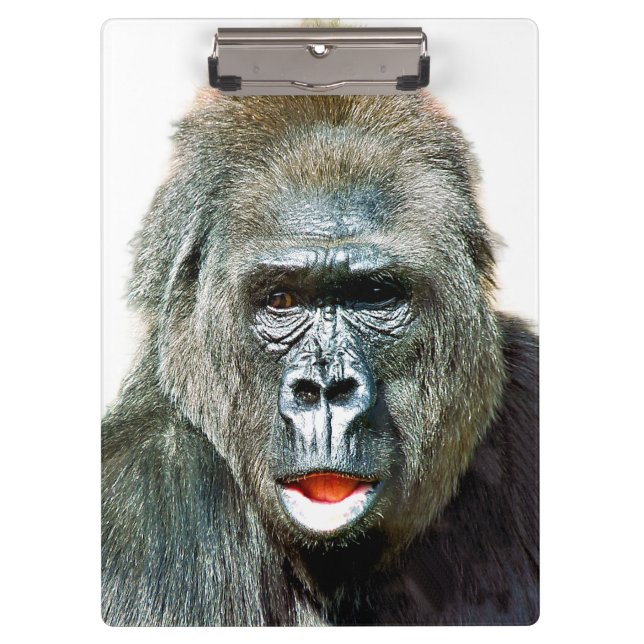 LUSTIGER SÜßER GORILLA KLEMMBRETT (Vorderseite)