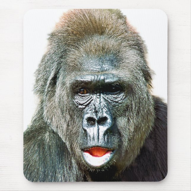 LUSTIGER SÜßER GORILLA MOUSEPAD (Vorne)
