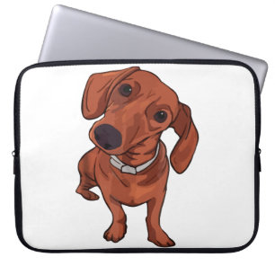 Lustiger süßer Hund, Hundeliebhaber, Hundebesitzer Laptopschutzhülle