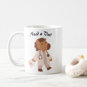 Lustiger Süßer Kawaii Tierarzt Humor Tierpflege Kaffeetasse