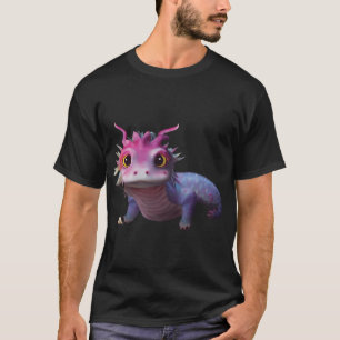 lustiger süßer kleiner Axolotl T-Shirt