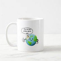 Lustiger Süßer Planet Erde Mir geht's gut Motivier