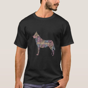 Lustiger süßer sibirischer Husky-Hund-Welpe. Nicht T-Shirt